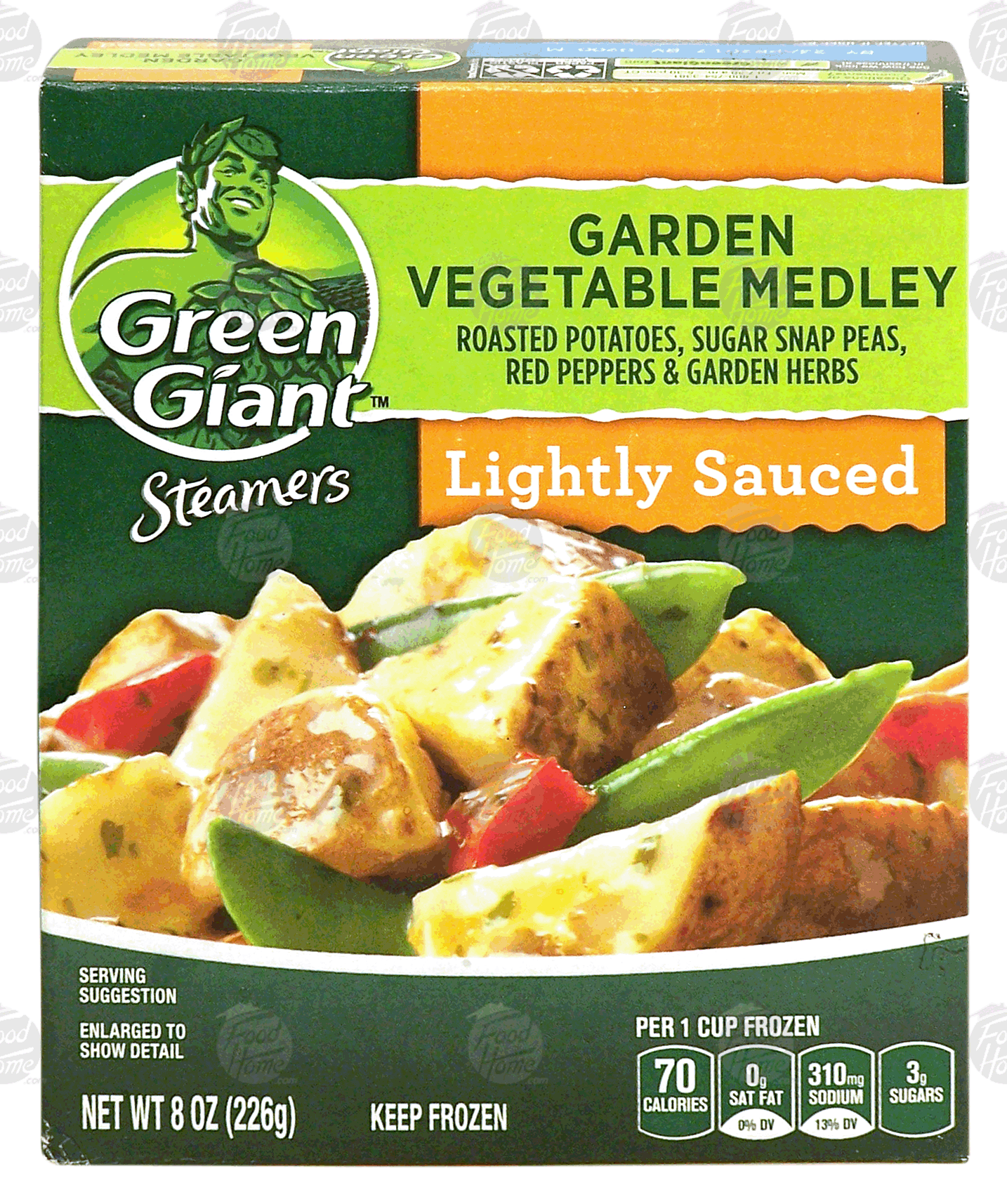 Green Giant Steamers garden vegetable medley; roasted potatoes, sugar snap peas, red peppers & garden herbs Full-Size Picture